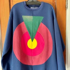Conner Ives - Oversized Ghulam Sweatshirt - Size M - Designer - Vintage Cotton -